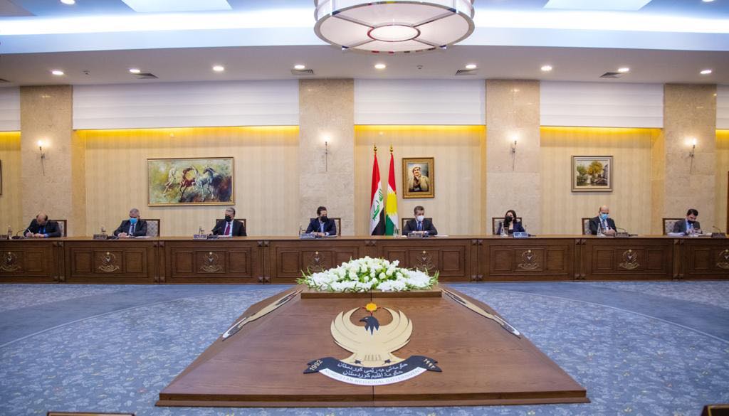 سەرۆکی حکومەتی هەرێمی کوردستان سەرپەرشتی کۆبوونەوەیەکی ئەنجوومەنی باڵای ئابووری دەکات